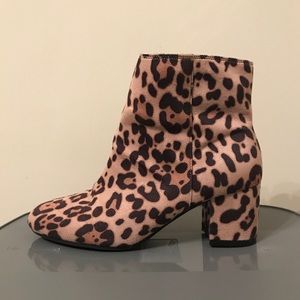 Leopard Print Booties